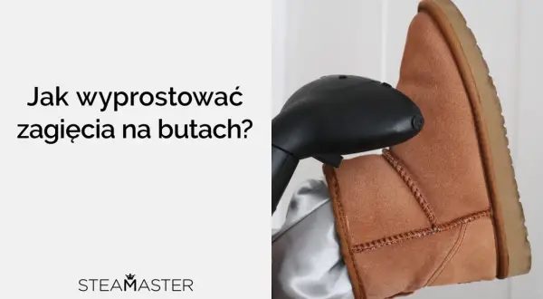 Jak wyprostować zagięcia na skórzanych butach? Para z parownicy Steamaster pomoże przywrócić im dawny kształt.