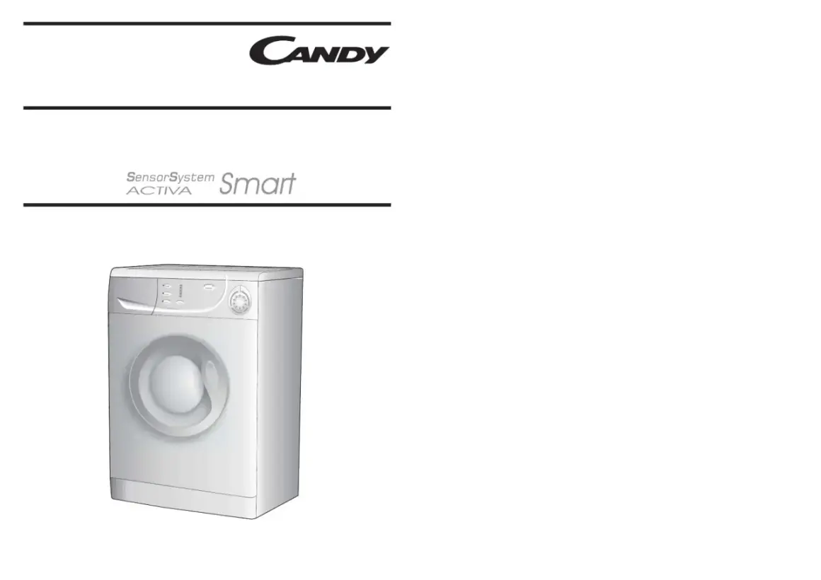 Pralka Candy Smart Activa. Instrukcja obsługi po polsku.