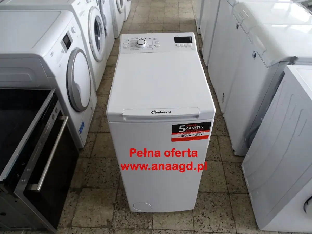 Pralka Bauknecht z polskimi programami, obok inne sprzęty AGD. Pełna oferta na www.anaagd.pl.